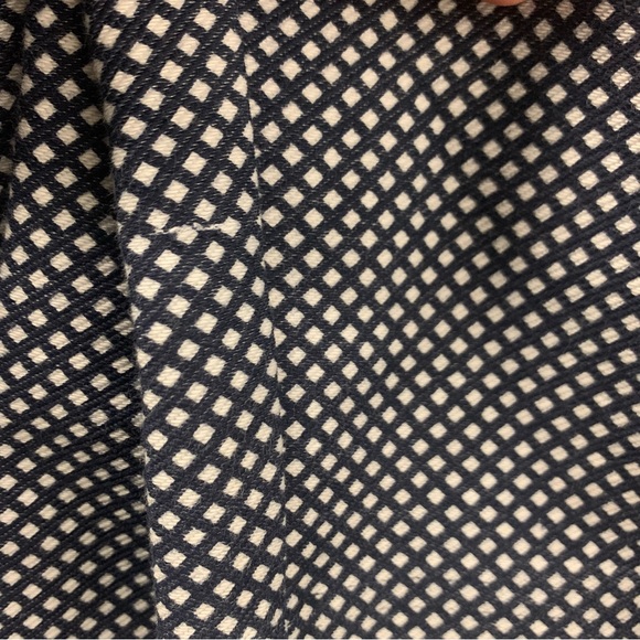 MICHAEL Michael Kors Blue Gingham
Ankle Pants Navy & White Stretch Size L !! - Picture 13 of 14